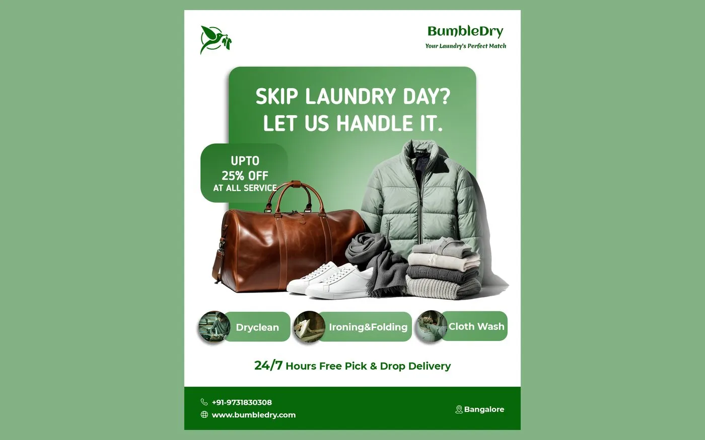 Ads, social and design for Bumbledry