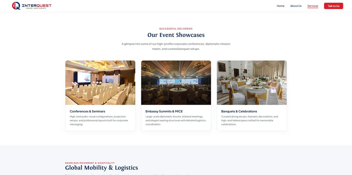 InterQuest Travel web & automation work by Red Dot Consultancy, sample 4