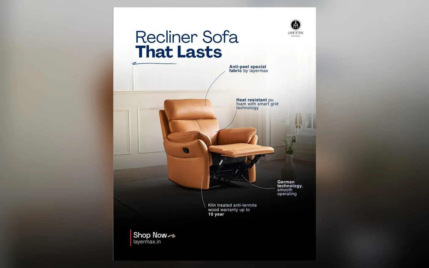 End to end brand and store for Layermax