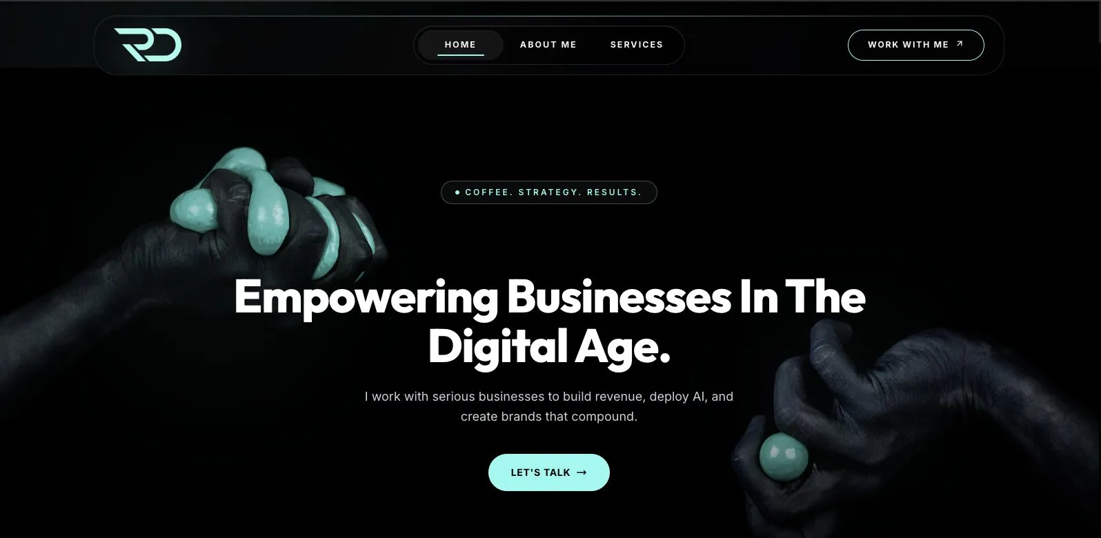 Portfolio site for Rohan D'Souza