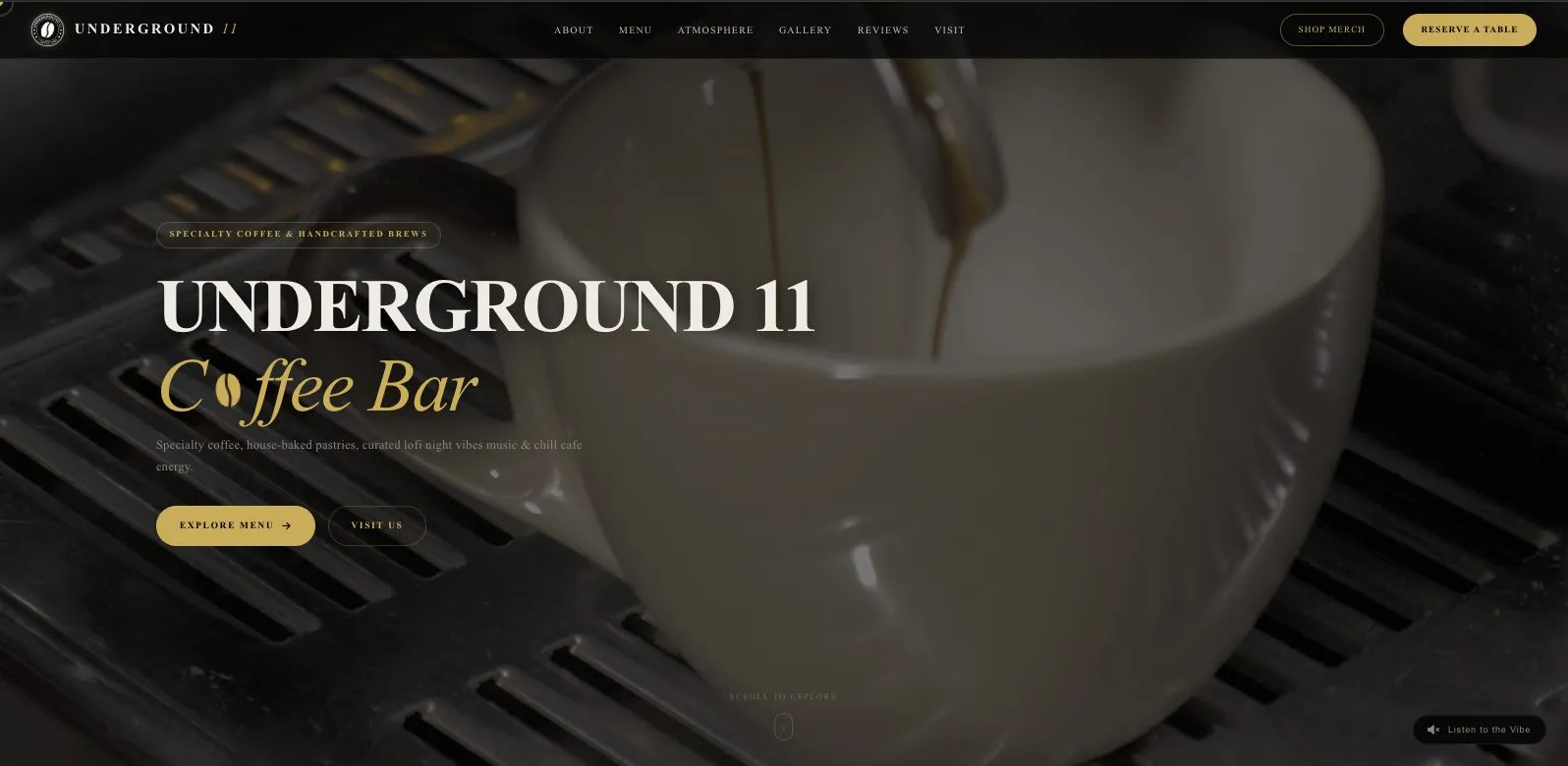Website for Underground 11